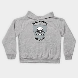 RealWomenGoDeep Kids Hoodie